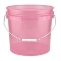 Leaktite 01GL12W 1 Gallon Translucent Pail Watermelon 209036